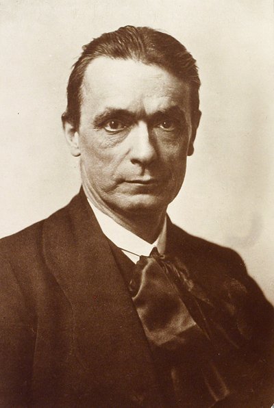 Portrait of the philosopher and esotericist Rudolf Steiner by Russian Photographer